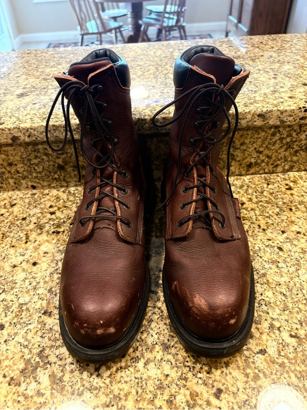 Red Wing Shoes Mens SUPERSOLE 2.0 Leather Gore-Tex Work Boots Brown Size 10.5 EE